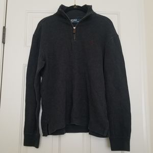 Polo Ralph Lauren Ribbed Quarter Zip Top S